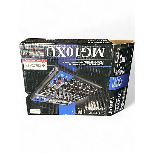 Used Yamaha MG10XU 10 Channel Mixer with Effects Unpowered Mixer