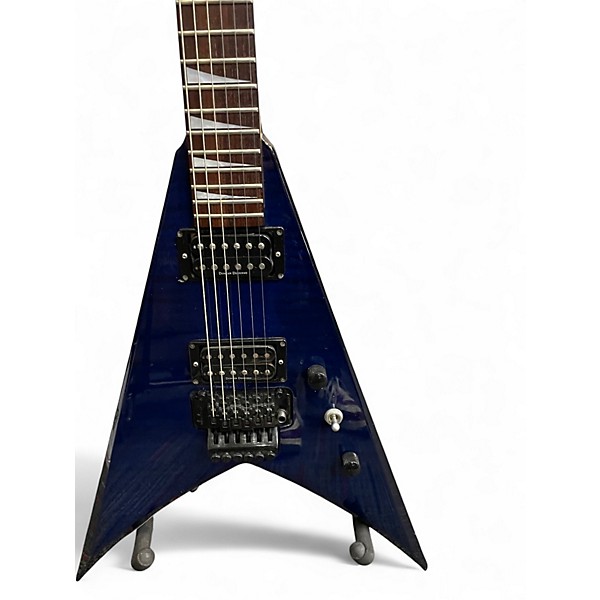Used Jackson King V Blue Solid Body Electric Guitar