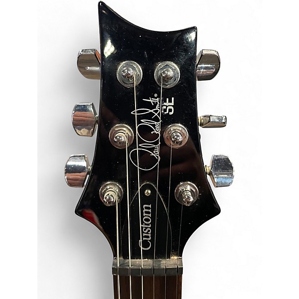 Used PRS SE Custom 24 Black Solid Body Electric Guitar