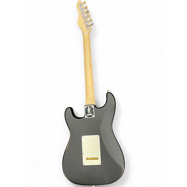 Used Slick SL57 Black Solid Body Electric Guitar