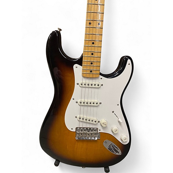 Used Fender 60th Anniversary 1954 American Vintage Stratocaster 2 Color Sunburst Solid Body Electric Guitar