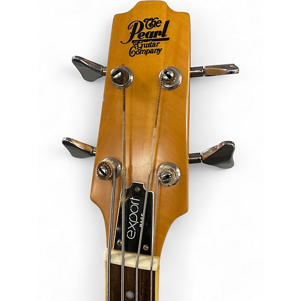 Vintage 1980s Pearl EXPORT Blonde Electric Bass Guitar