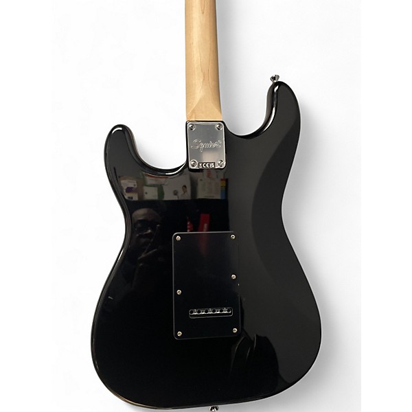 Used 2020s Squier Stratocaster HSS Black Solid Body Electric Guitar