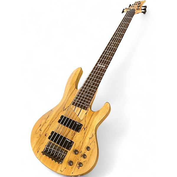 Used ESP LTD B206SM 6 String Natural Electric Bass Guitar