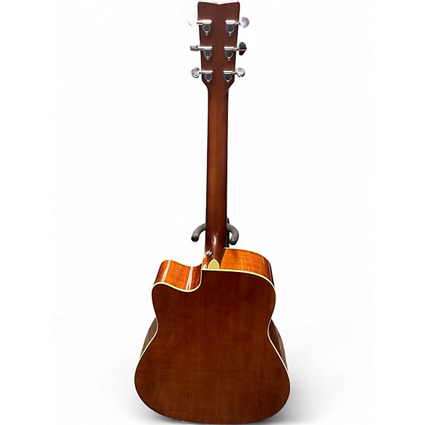 Used Yamaha FGCTA 2 Tone Sunburst Acoustic Electric Guitar
