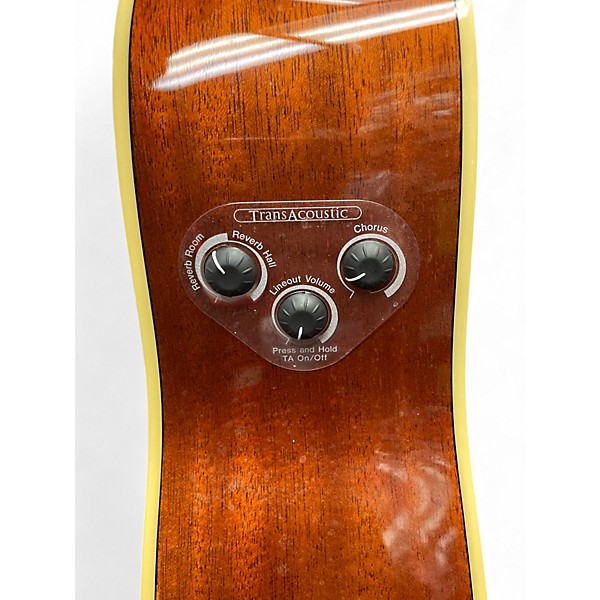 Used Yamaha FGCTA 2 Tone Sunburst Acoustic Electric Guitar