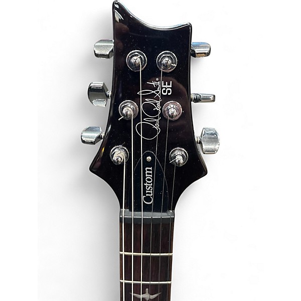 Used PRS SE Custom 22 Semi-Hollowbody Black Gold Sunburst Hollow Body Electric Guitar