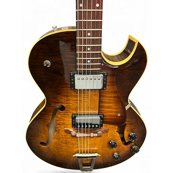 Used Heritage H-575-ASB Trans Brown Hollow Body Electric Guitar
