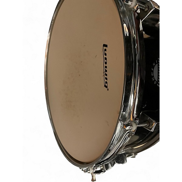 Used Ludwig 5.5X14 Accent CS Snare Black Drum