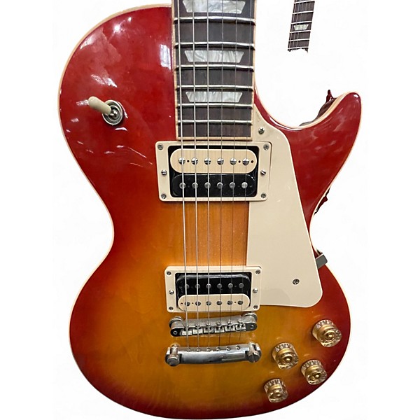 Used Gibson Les Paul Classic Cherry Sunburst Solid Body Electric Guitar