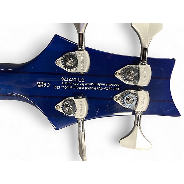 Used PRS SE Kingfisher Aqua Electric Bass Guitar