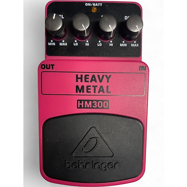 Used Behringer HM300 Heavy Metal Distortion Effect Pedal