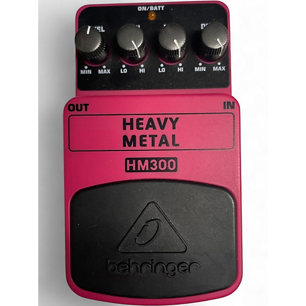 Used Behringer HM300 Heavy Metal Distortion Effect Pedal