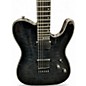 Used Schecter Guitar Research Hellraiser C1 Hybrid Trans Black Solid Body Electric Guitar
