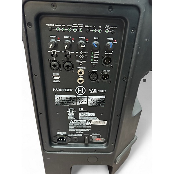Used Harbinger VARI V3412 Powered Speaker