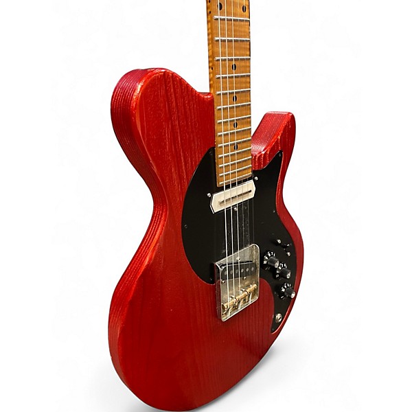 Used 2024 Eastman D'Ambrosio SC'52 Candy Apple Red Solid Body Electric Guitar