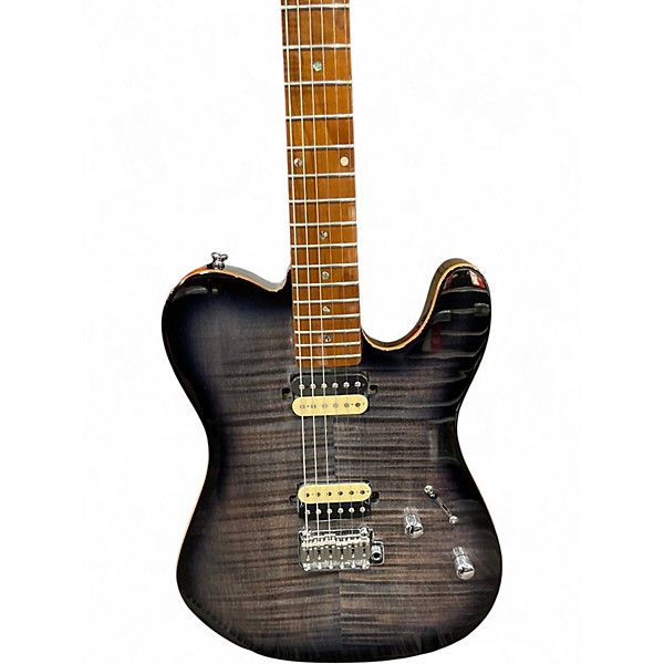 Used Sire T7 FM Transparent Black Solid Body Electric Guitar