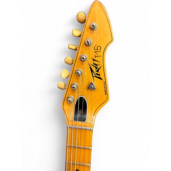 Vintage 1981 Peavey T15 Brown Solid Body Electric Guitar