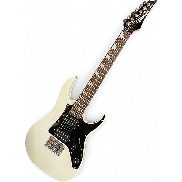 Used Ibanez GDTM21 Mikro WHITE Solid Body Electric Guitar
