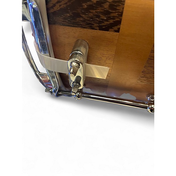 Used Sun Coast Custom 14X6.5 ZEBRA SNARE Natural Drum