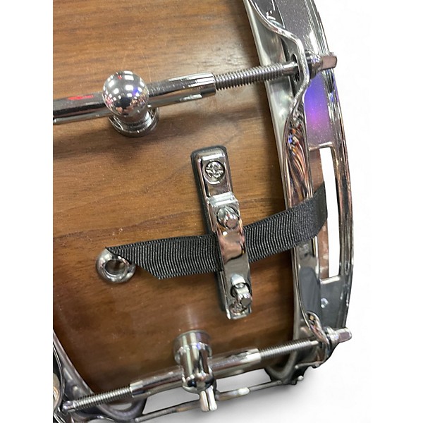 Used Fallen Oak 14X5.5 WALNUT SNARE Walnut Drum