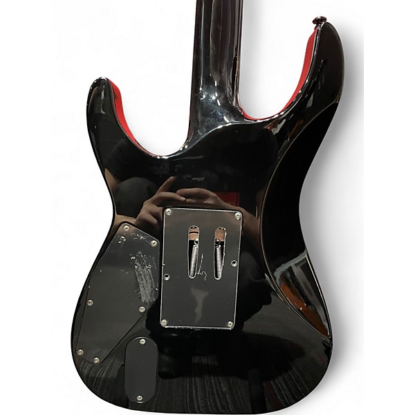 Used ESP LTD M1 CUSTOM Black Solid Body Electric Guitar