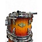 Used Pearl 4 Piece Masters MCX Series Quilted Bubinga Sunburst Drum Kit
