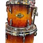 Used Pearl 4 Piece Masters MCX Series Quilted Bubinga Sunburst Drum Kit