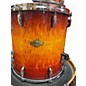Used Pearl 4 Piece Masters MCX Series Quilted Bubinga Sunburst Drum Kit