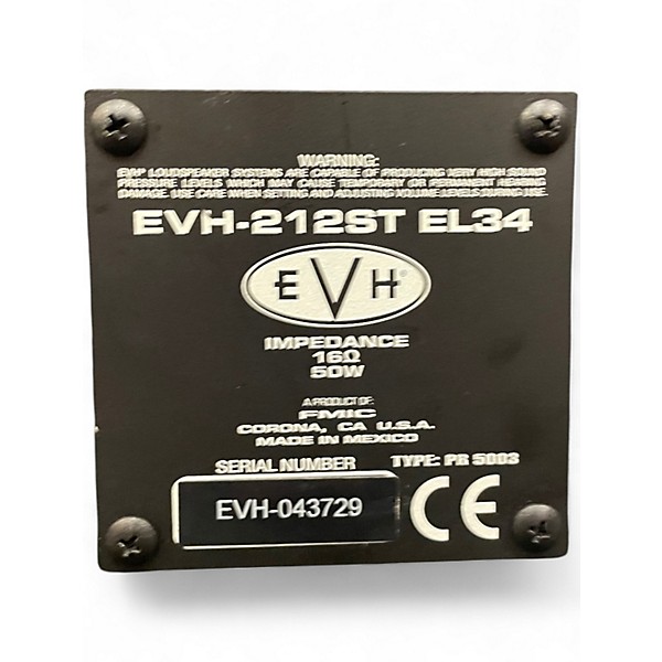 Used EVH 5150 212ST 2x12 Guitar Cabinet