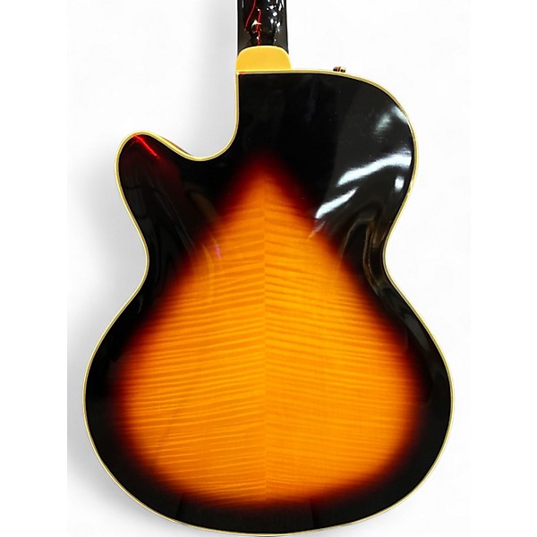 Used Epiphone Emperor II Pro Vintage Sunburst Hollow Body Electric Guitar