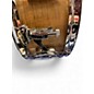 Used Erie Drum Co 14X5.5 TIGER MAPLE SNARE Worn Natural Drum