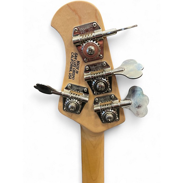 Used Ernie Ball Music Man STERLING DOUBLE BUCK METALLIC GREY Electric Bass Guitar