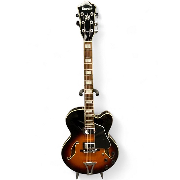 Used 2006 Ibanez AF75 Vintage Sunburst Hollow Body Electric Guitar