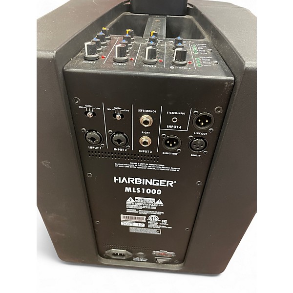 Used Harbinger MLS1000 Powered Speaker