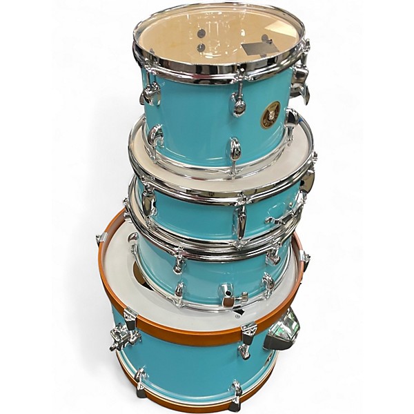Used TAMA 5 Piece Club Jam Baltic Blue Drum Kit