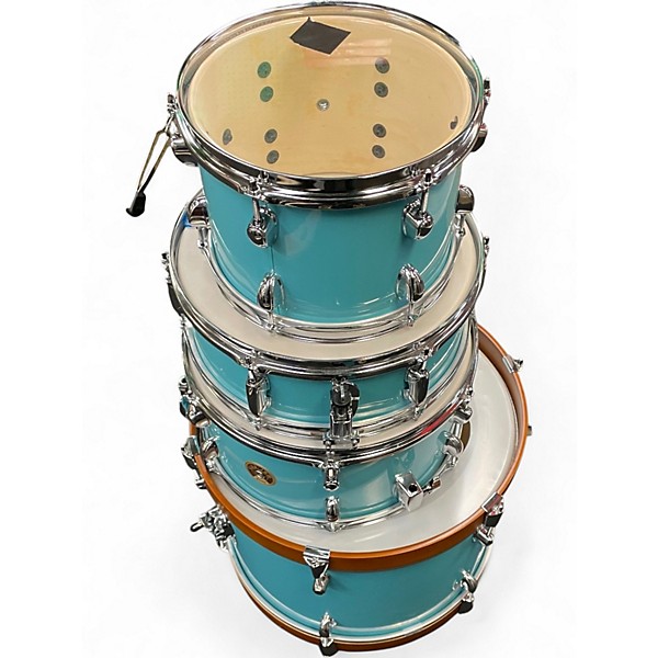 Used TAMA 5 Piece Club Jam Baltic Blue Drum Kit