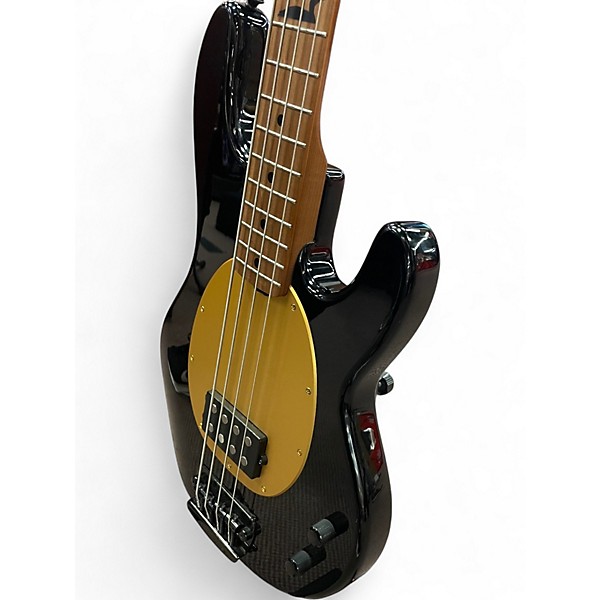 Used 2024 Sterling by Music Man PETE WENTZSIGNATURE Black and Gold Electric Bass Guitar