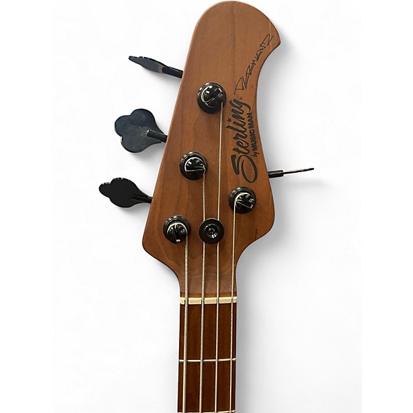 Used 2024 Sterling by Music Man PETE WENTZSIGNATURE Black and Gold Electric Bass Guitar