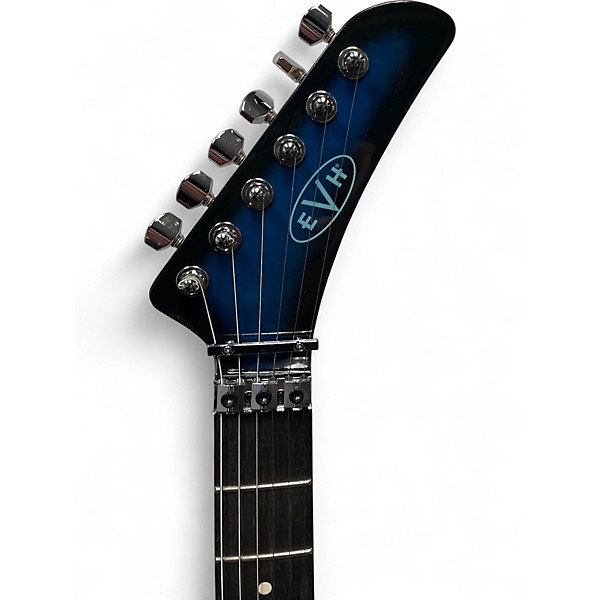 Used EVH 5150 Series Deluxe QM BLUE BURST Solid Body Electric Guitar