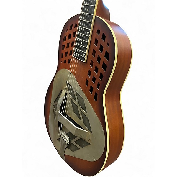 Used Republic TRICONE RESONATOR WOOD Vintage Natural Acoustic Guitar