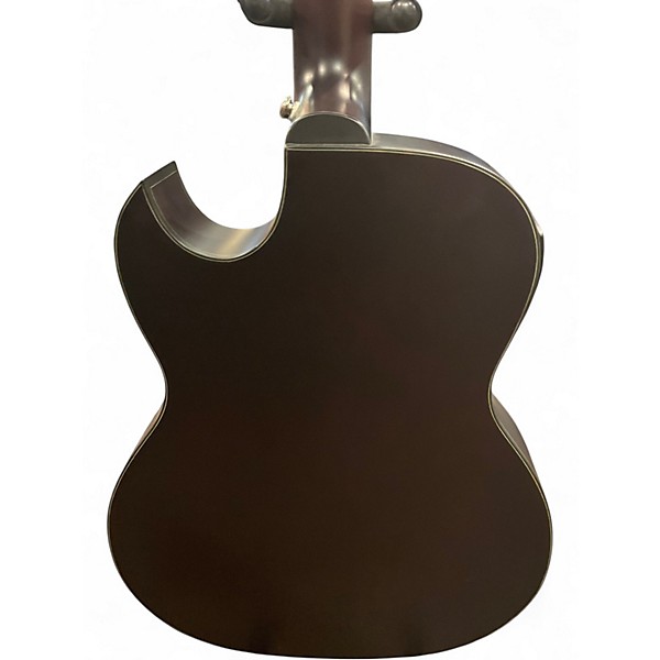 Used Dean EXQA Exhibition Quilted Ash Tiger Eye Acoustic Electric Guitar