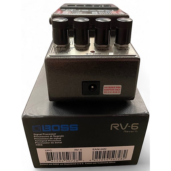 Used BOSS RV6 Digital Reverb Effect Pedal