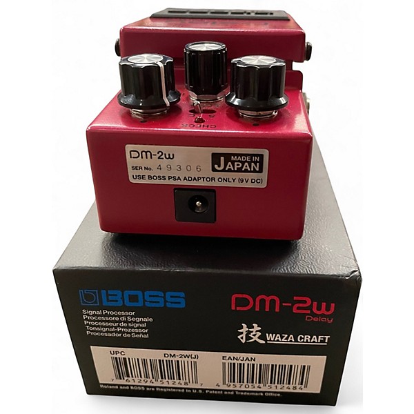 Used BOSS DM2W Delay Waza Craft Effect Pedal