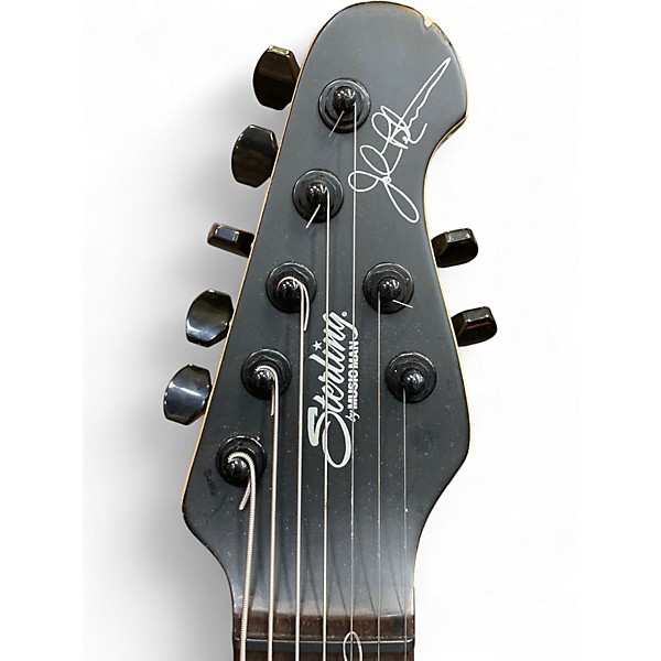 Used Sterling by Music Man JP70 John Petrucci Signature Stealth Black Solid Body Electric Guitar