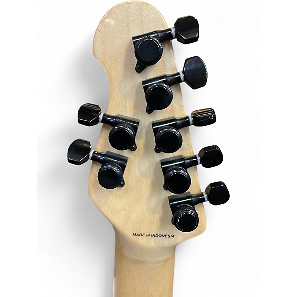 Used Sterling by Music Man JP70 John Petrucci Signature Stealth Black Solid Body Electric Guitar