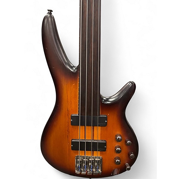 Used Ibanez SRF700 2 Color Sunburst Electric Bass Guitar