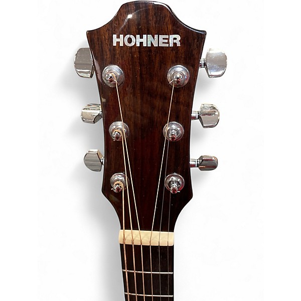 Used Hohner HW350 Natural Acoustic Guitar