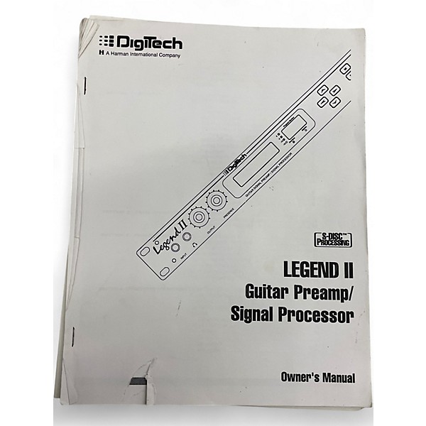 Used DigiTech LEGEND II Effect Processor