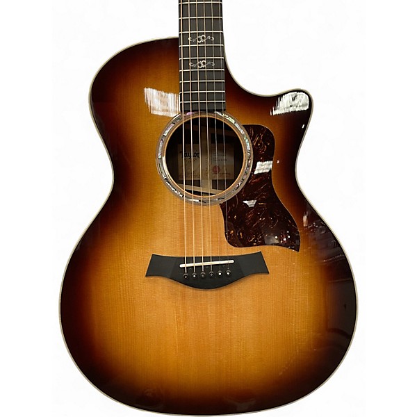 Used 2023 Taylor 414CE V-Class SHADED EDGE BURST Acoustic Electric Guitar
